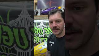 Just happy little accidents lol #bobross #custompaintjob #harleydavidson #pinstriping