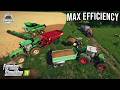 SAXLINGHAM OPERATIONS | Heavy Manure Spreading &amp; Multi-Unit Harvesting | MEGA FARM | FS25 Timelapse