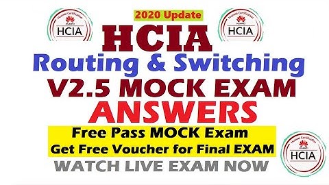 Huawei HCIA Routing & Switching V2.5 Mock Exam Answers | Free Huawei HCIA MOCK Exam Answers