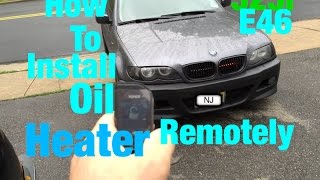 Block Heater Installation Remotely on e46 BMW - YouTube