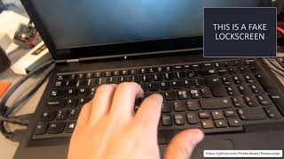 A customized SharpLocker / fake login screen screenshot 3