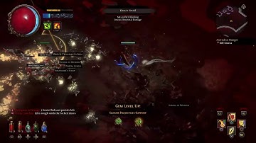 Path of exile flames totem+magma orb)