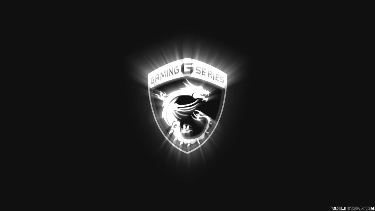 Msi Black And White Wallpaper Youtube