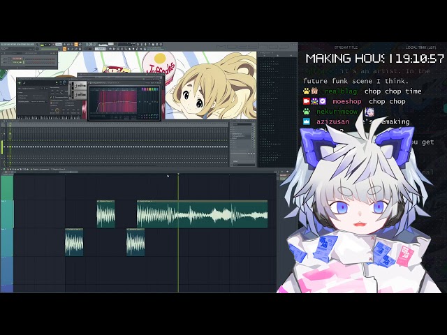 Moe Shop (Virtual music production - making house) Twitch Stream class=
