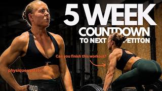 5 WEEKS OUT 🚨 Physique Update + Can I Finish This Workout?