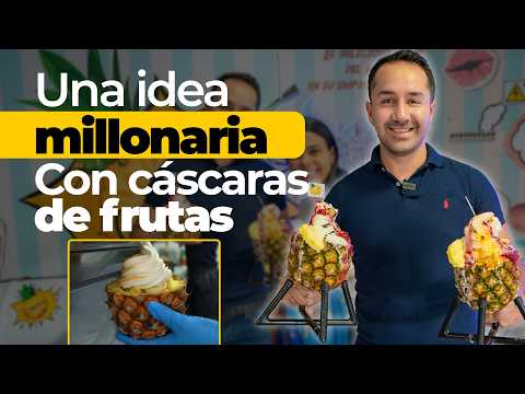 UNA IDEA MILLONARIA 😱CON CÁSCARAS DE FRUTAS