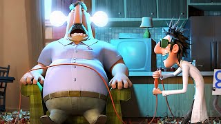 Testing inventions on Dad! | Cloudy with a Chance of Meatballs 2 | CLIP
