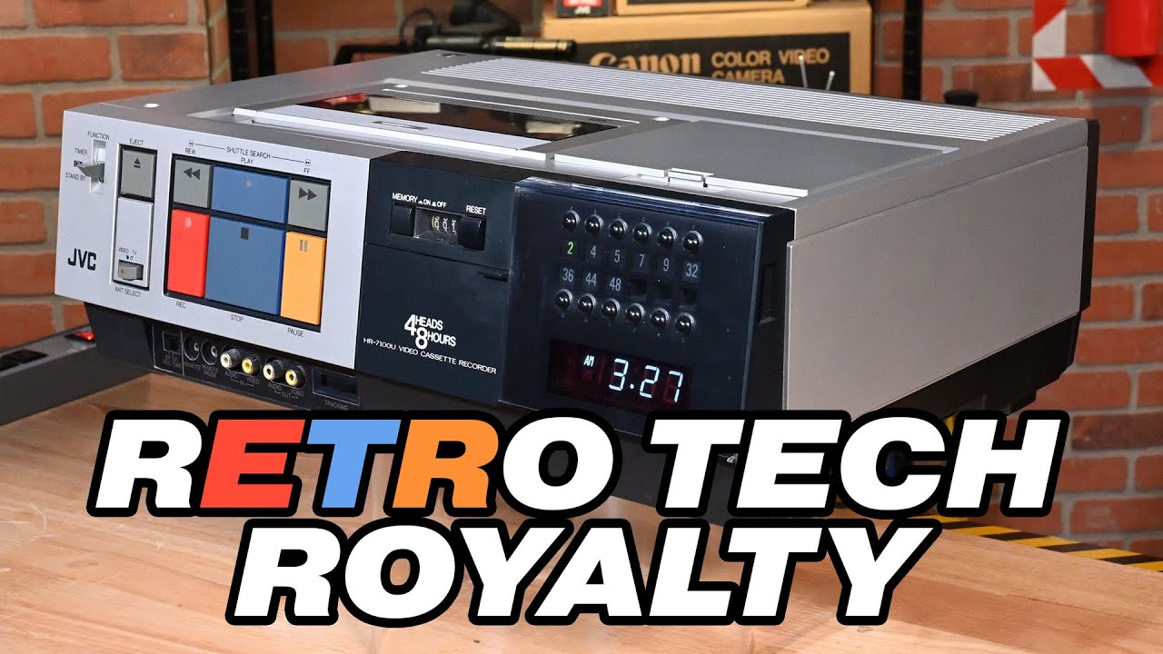 80'S JVC HR-7100u VHS VCR - YouTube