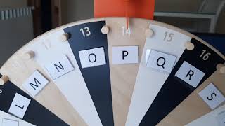 Alphabet wheel
