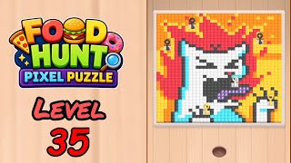 Food Hunt Pixel Puzzle Level 35 Walkthrough