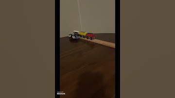 Passenger Train VS Freight Train In Slow Motion.