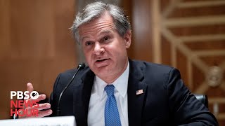 WATCH LIVE: FBI Director Christopher Wray testifies on FBI budget in Senate hearing