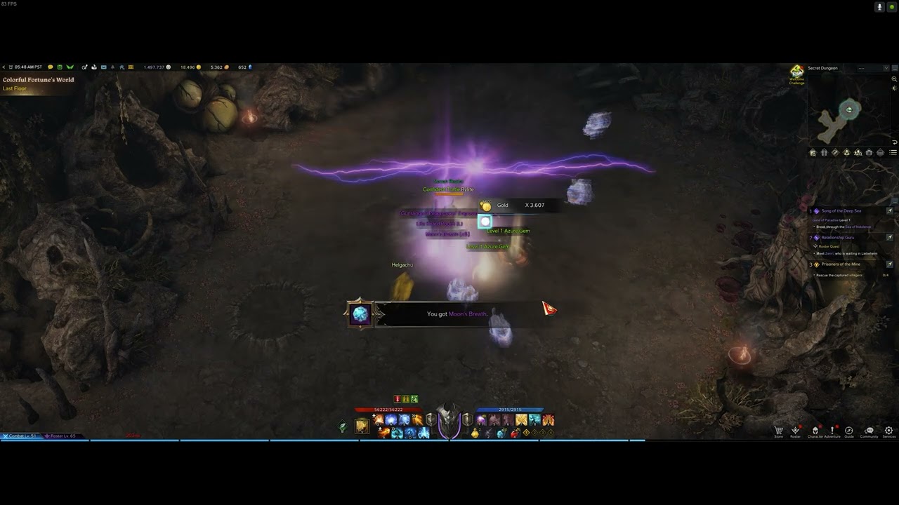 Colorful Fortune's World Lost Ark (Relic Map Tier 2) YouTube