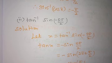 12th MATHS INVERSE TRIGONOMETRIC FUNCTIONS EXERCISE 4.5 1st SUM