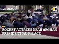 Rocket attacks launched near Afghan presidential palace as leaders attend Muslim festival prayers