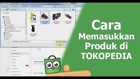 Cara Upload Produk Supplier tokopedia ke toko kita di tokopedia