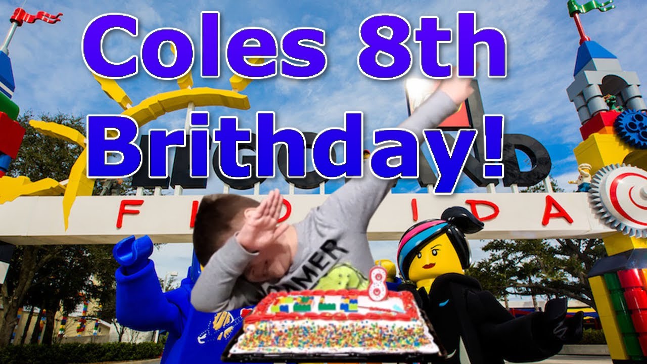 Legoland Florida trip! (CookieColes 8th Birthday!)