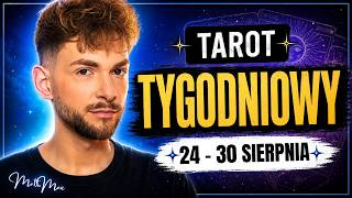 Tarot Tygodniowy 🔮 czytanie na 24 - 30 sierpnia, rozkład ogólny, przekaz dla wszystkich znaków