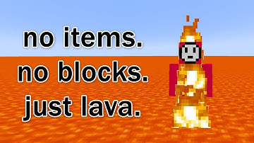 Can You Beat Minecraft if the Whole World is Lava?