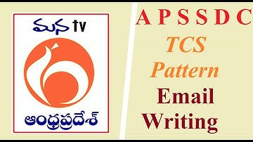 APSSDC | TCS  Pattern   | Email Writing  | MANATV Live