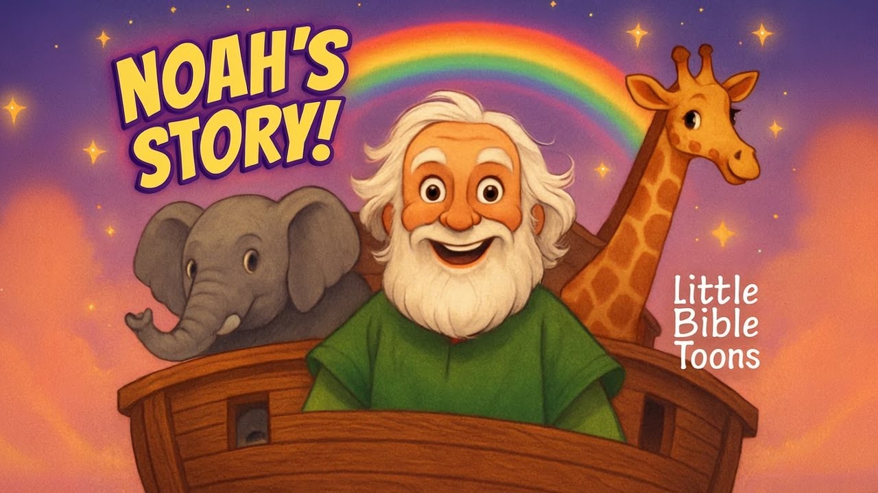 Animated Noah’s Ark Cartoon | Little Bible Stories