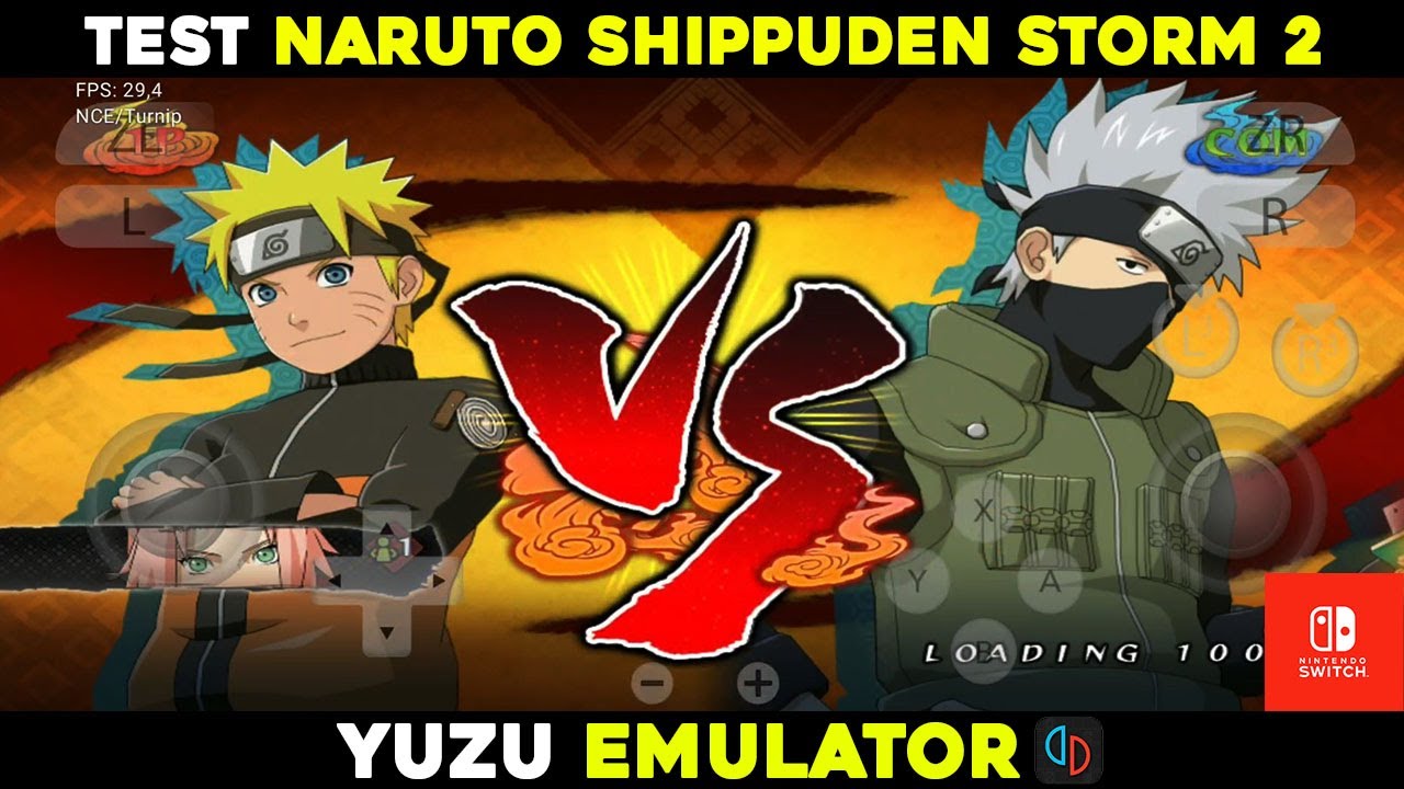 Test Game NARUTO SHIPPUDEN Ultimate Ninja STORM 2 Yuzu Emulator