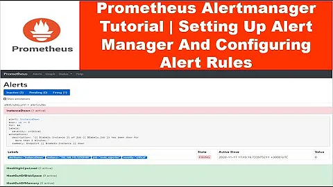 Prometheus Alertmanager Tutorial | Setting Up Alert Manager And Configuring Alert Rules Target down