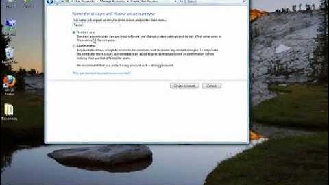 How to Add and Remove user accounts in Windows Vista