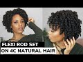 ULTRA DEFINED FLEXI ROD SET ON WET NATURAL HAIR