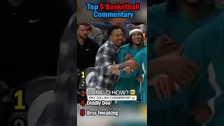Top 5 Basketball Commentary Moments #nba #ranking #edit #shorts #funny