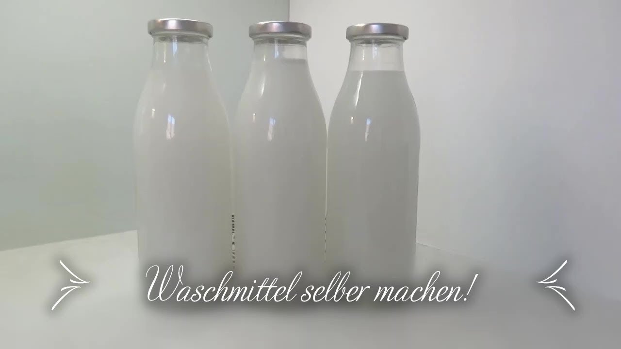 Waschmittel selber machen~Günstig und ganz leicht zu Hause! - YouTube