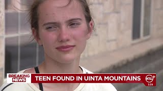 Utah girl describes experience getting lost in Uinta Mountains