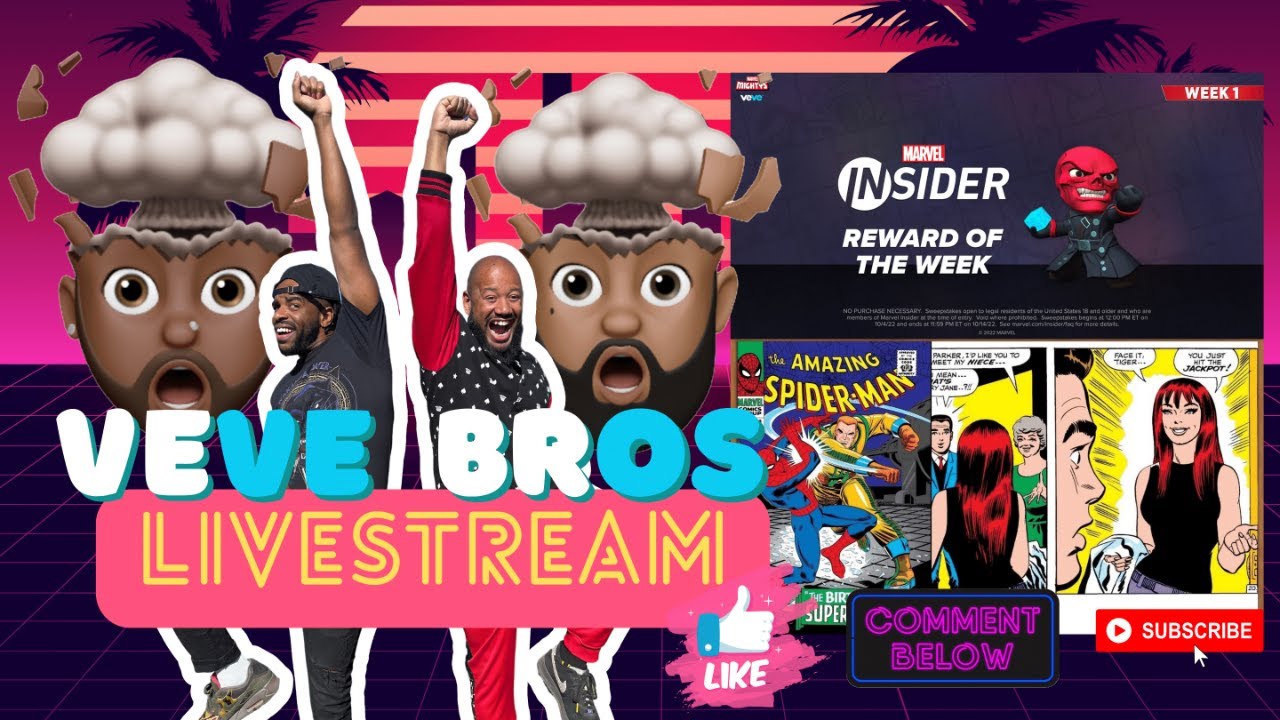 Veve Bros | Insider Rewards | Marvel Marketing | Amazing Spider-Man Drop Results