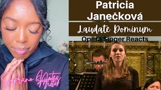 Opera Singer Reacts to Patricia Janečková Laudate Dominum | Mozart | MASTERCLASS |