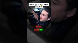 Officer trolling hood bikers #shorts #cops #funnyshorts