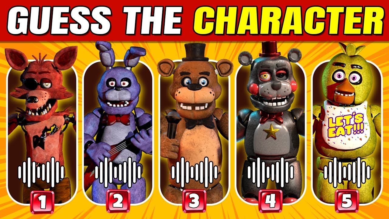 Guess The FNAF Character by Voice & Emoji - Fnaf Quiz | Five Nights At ...