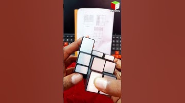 mirror cube solve in magic tricks anyone can do it #shorts #rubikscube