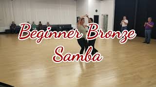 Beginner Bronze Samba: Reverse Basics, Whisk, Voltas, and Samba Walks