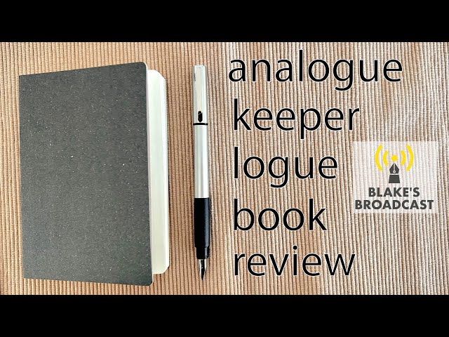 Analogue Keeper Logue Book Review - YouTube