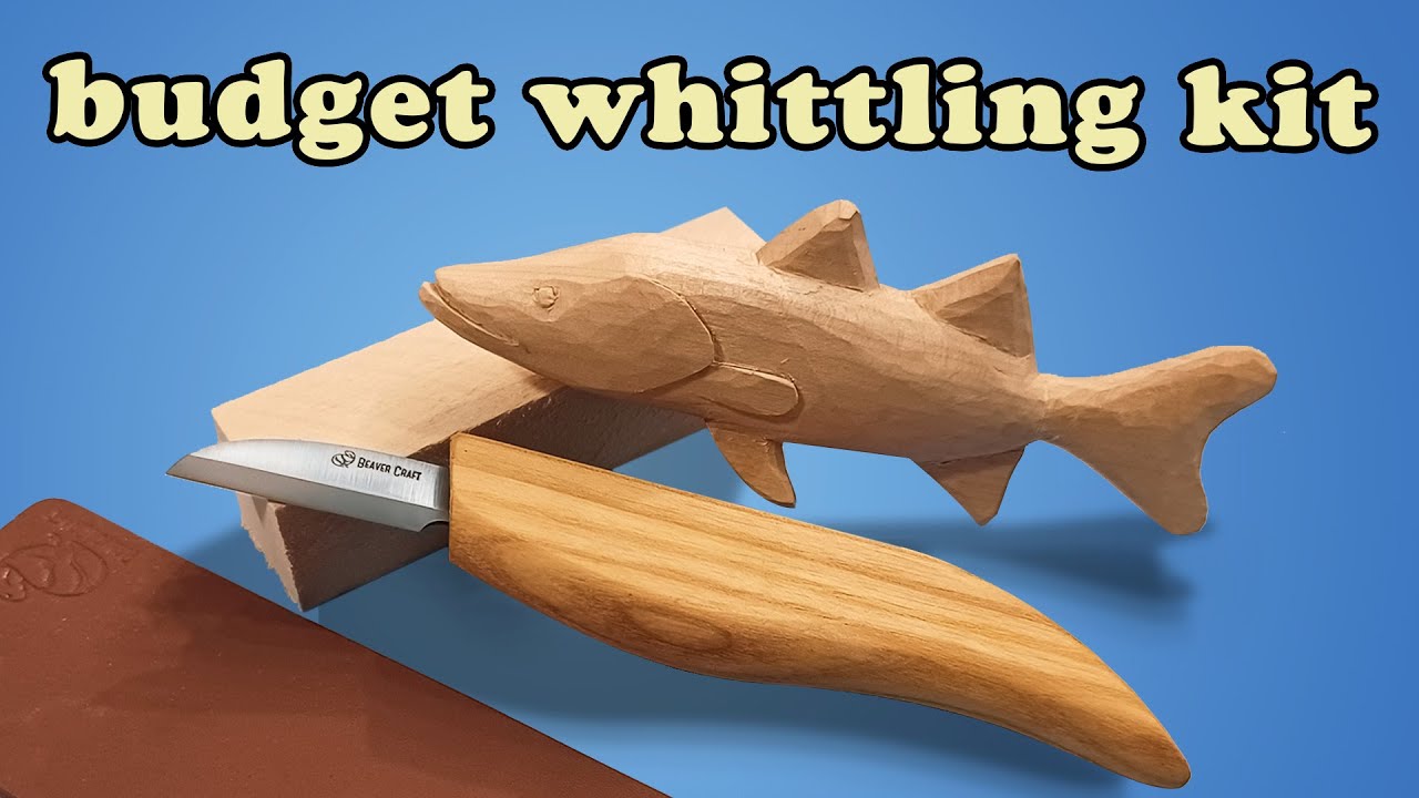 Best Budget Whittling Kit under $35! Beginner Whittling kit set