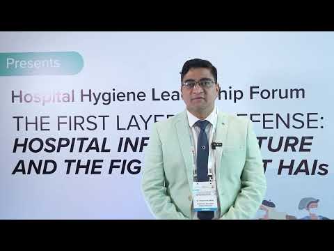 Dr Shashikant Pawar shared his views on Hospital Hygiene Leadership Forum