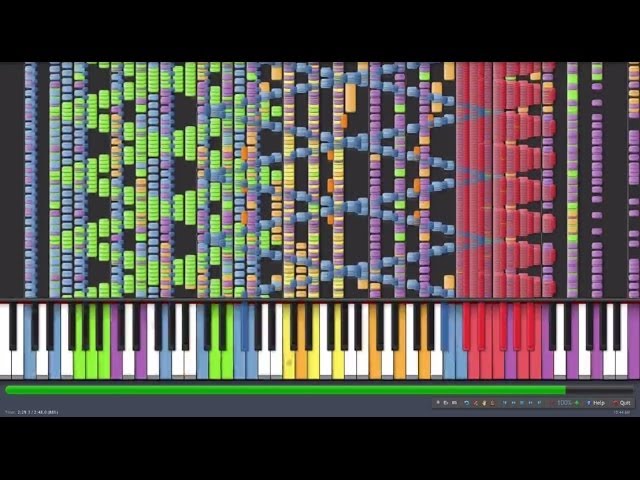 Black MIDI] NES Style Jingle Bells 100k remix - Synthesia