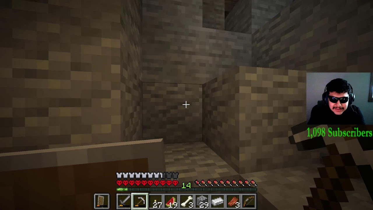 TRYING  to find DIAMONDS in HARDCORE MINECRAFT. Part 2