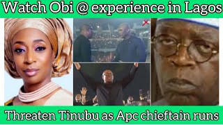 BREAKING: WATCH, APC PANICS AS OBI STORMS LAGOS @ EXPERIENCE GOT A STANDING OVATION, INEC CALLED TO