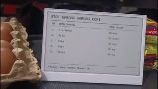 WarkopStock: Connected Smart E-Paper Inventory Dashboard