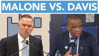 Rapid Reaction: Can Michael Malone be a better college coach than Hubert Davis?