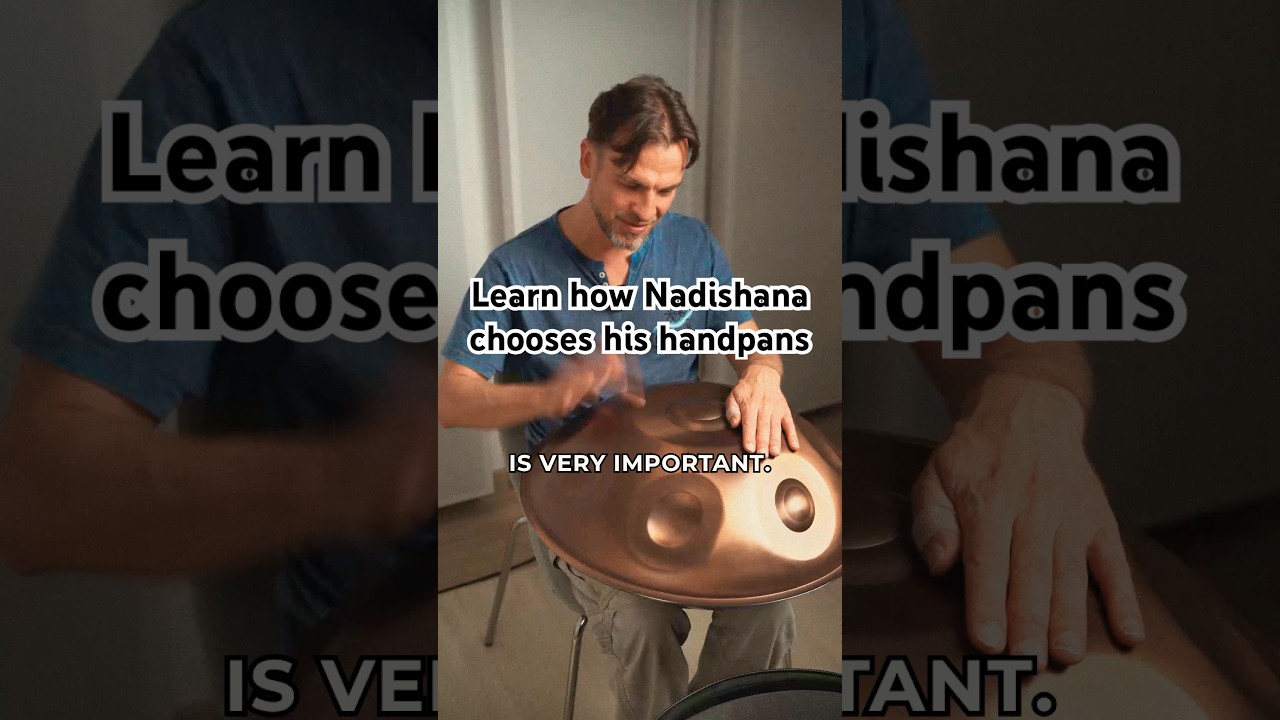 Nadishana tries out a new handpan for the first time. This is what he’s looking for