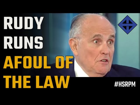 Rudy Giuliani runs afoul of the law