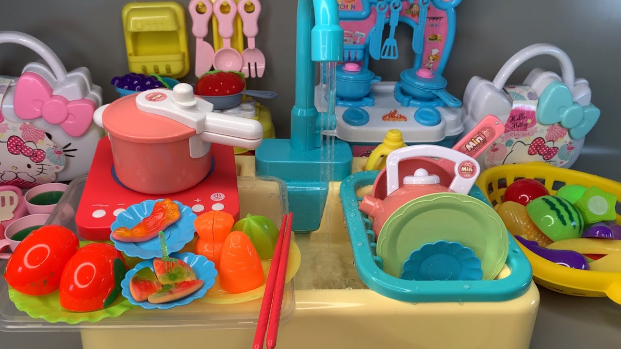7 Minutes Satisfying with Unboxing Kitchen Toys, Cooking Toys, Play Kitchen, Paly Doh, LUTU