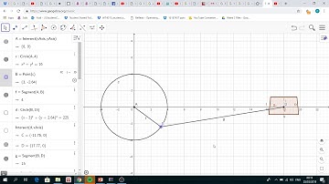 GeoGebra Link Mechanism
